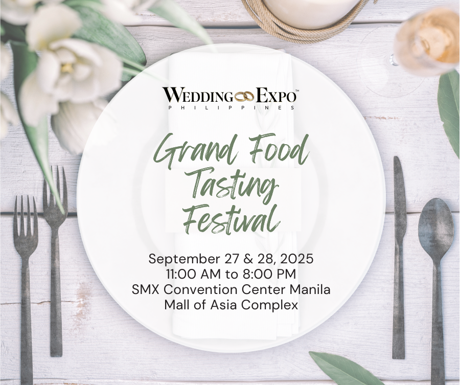 grand food tasting, wedding expo philippines, september 2025,smx, moa, mall of asia, bridal fair