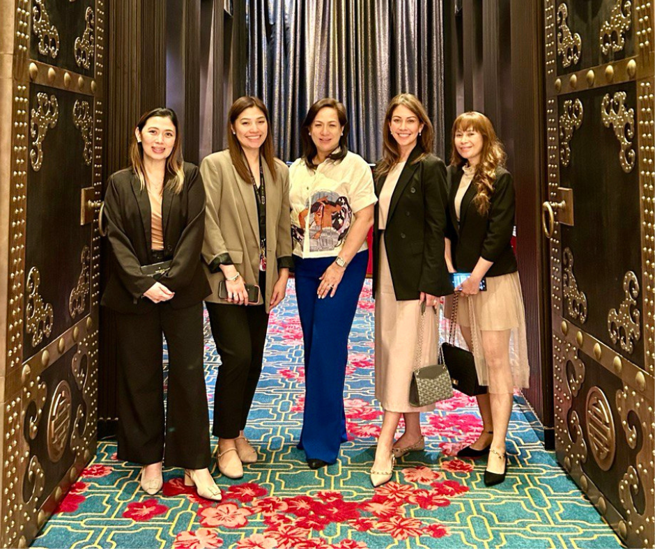Sharon Fabian, Managing Director of Themes & Motifs and Chief Inspirer of Inspiraitons.ph and Jenny Gabon Santillan, Director of Programs and Director of Sales & Marketing of City of Dreams Manila,